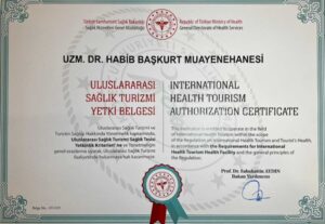 sağlık turizm belgesi